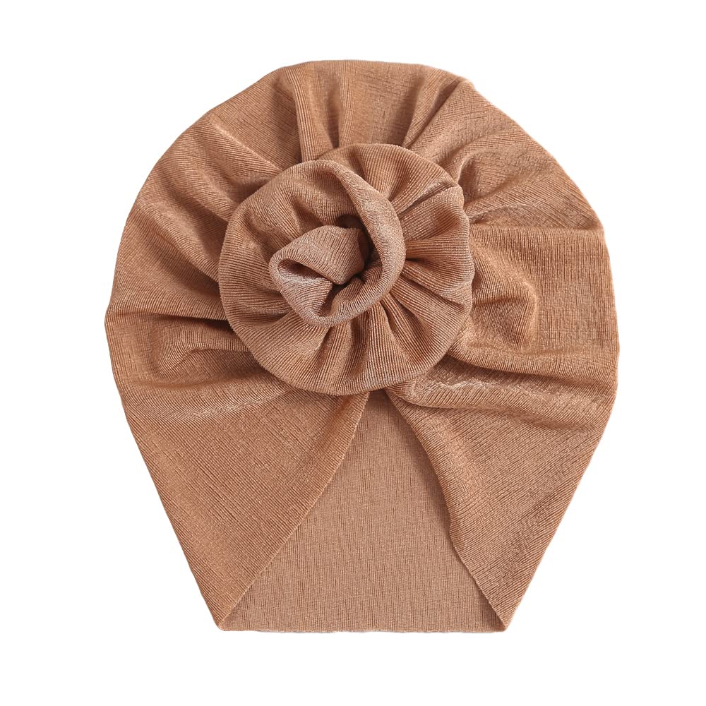 Gorro de algodón suave y bonito para bebés recién nacidos, con lazo