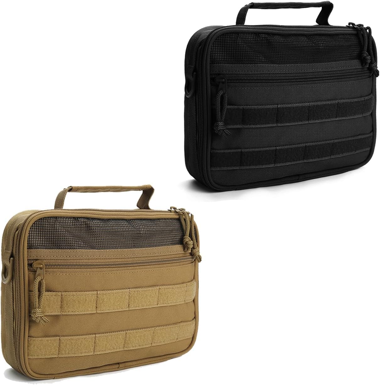 GVCELS Tactical Toiletry Bag Brown & Black