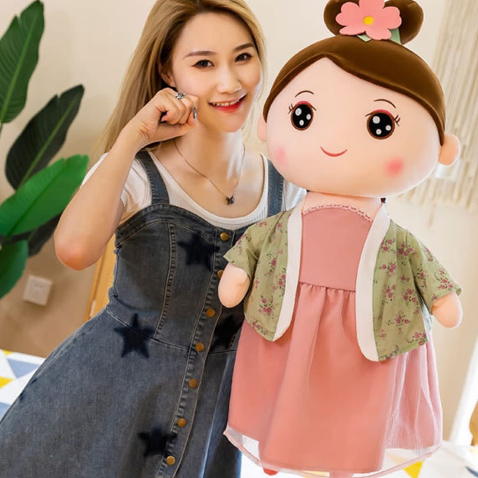 Amazon.co.jp: [Noopior]超可愛い 女の子 人形 姫系 ぬいぐるみ 65cm