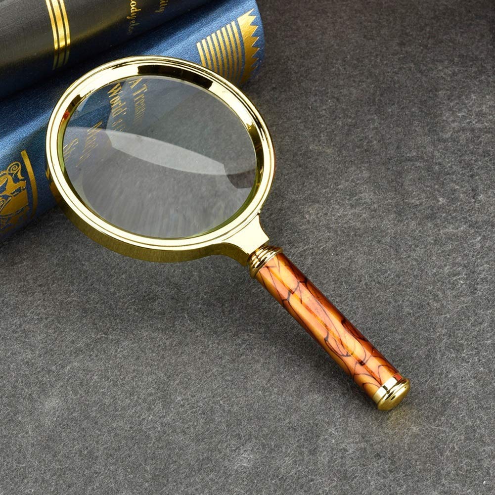 Loupe, éducative, recherche, poignée colorée de 80 mm, aide à la lecture, zoom 10x, bijoux à grossissement élevé, lentille optique de bienfaisance