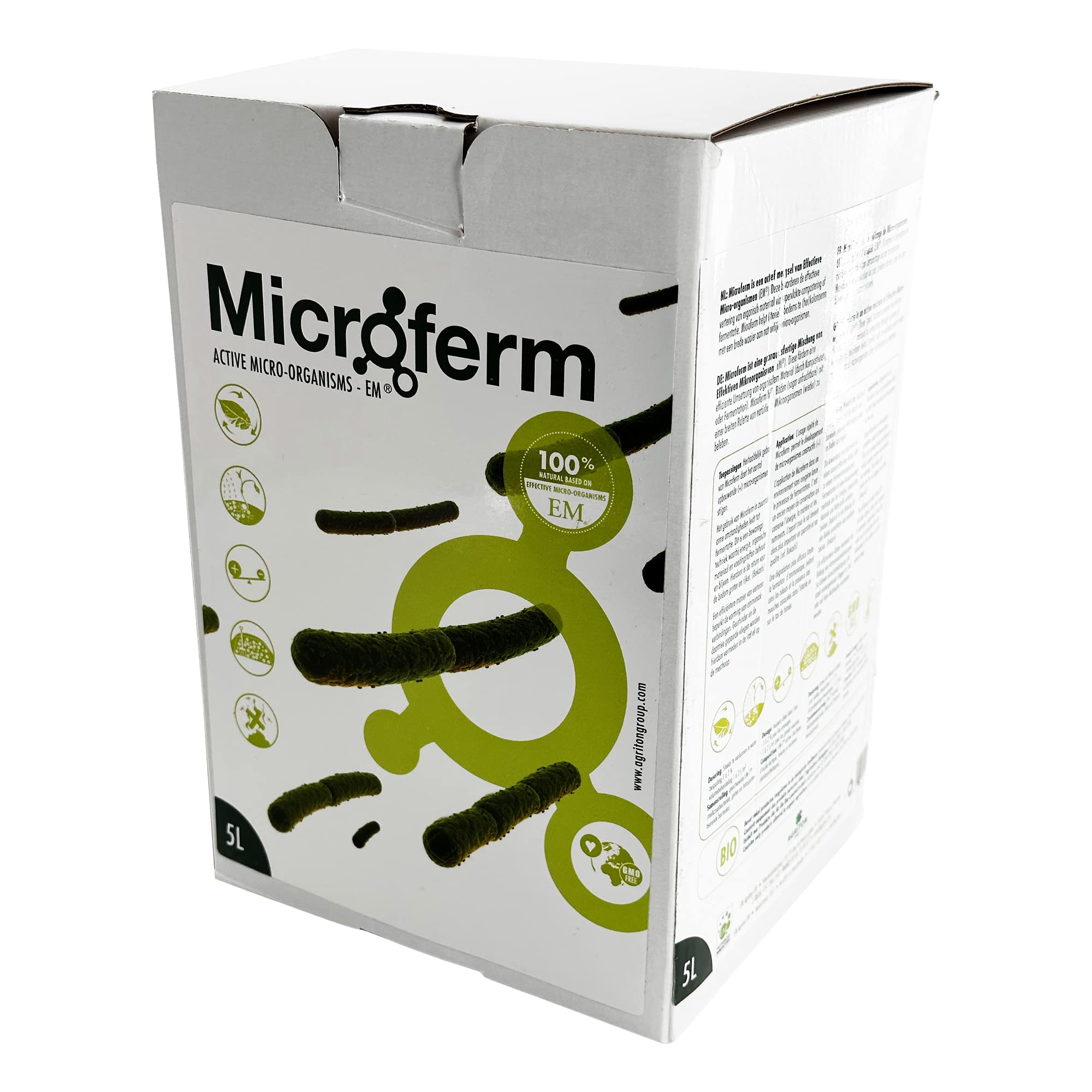 EM® Microferm 5L | Miscela di microrganismi attivi pronta all'uso 100% naturale