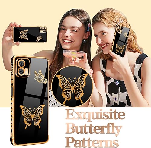 Miniatura 4 de Likiyami Funda para Moto G 5G 2023 para mujer, diseño de mariposas femeninas, bonitas fundas de teléfono para niñas, diseño único de mariposas,