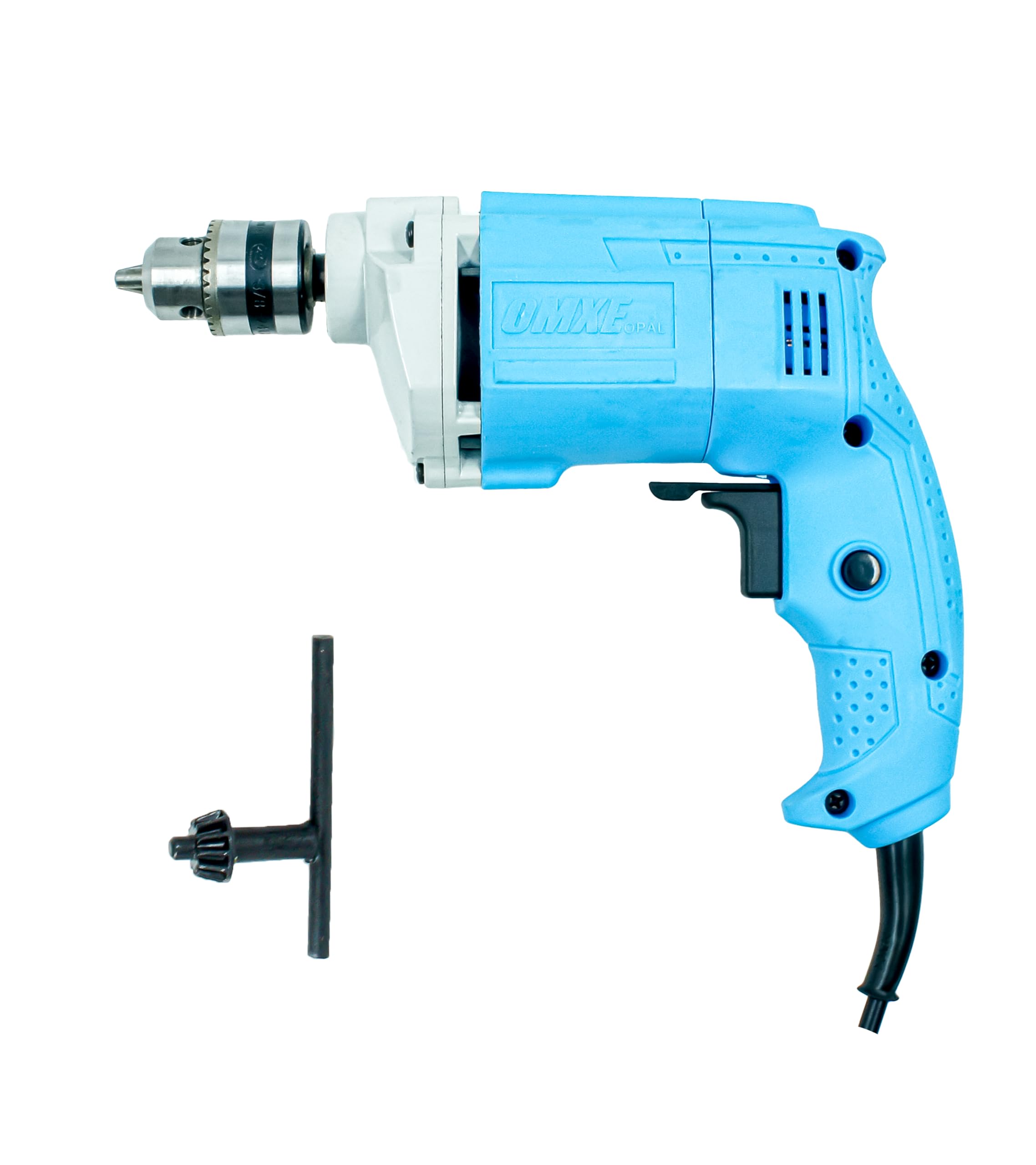 OMXE OPAL OP-2310(L+R) 500W High Power Professional Reversible Electric Drill Machine | Pistol Grip Drill | 10 mm Chuck Size | Overload protection to safeguard the motor | For heavy-duty applications.