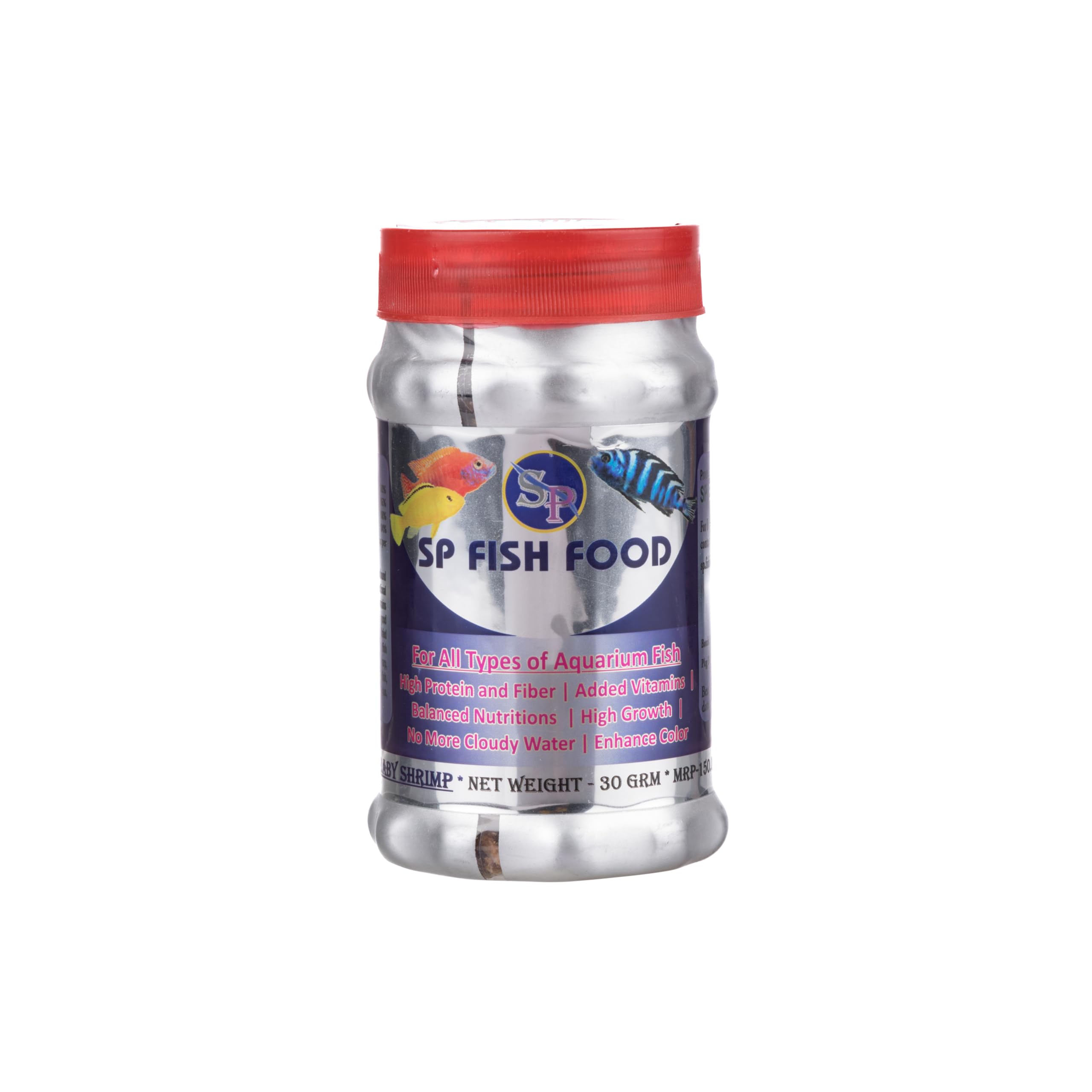 SP Fish Food Shrimp Dry Prawns Fish Food for Aquarium Fish All Life Stages Protein Rich Feed (36gm. Bottle) (B0D298PPH9) Amazon Price History, Amazon Price Tracker