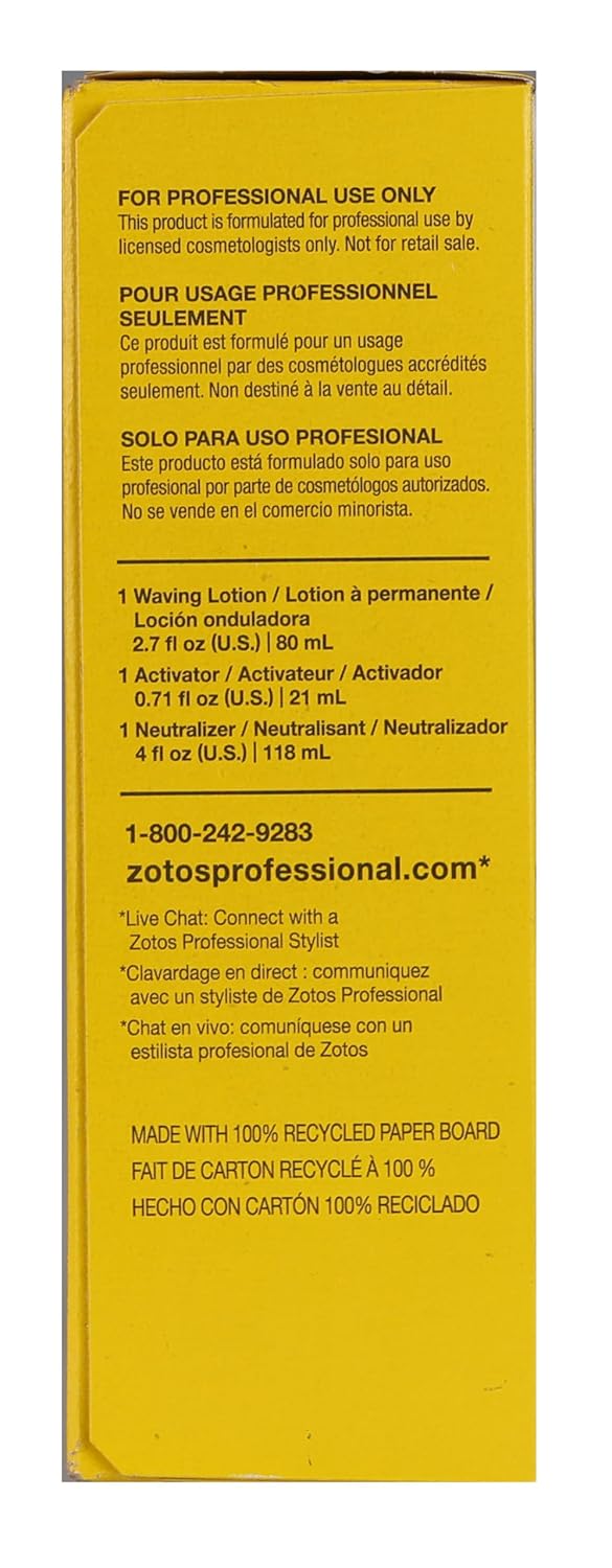 Zotos Professional Acclaim Acid Perm Regular 1 Application (Pack of 4)