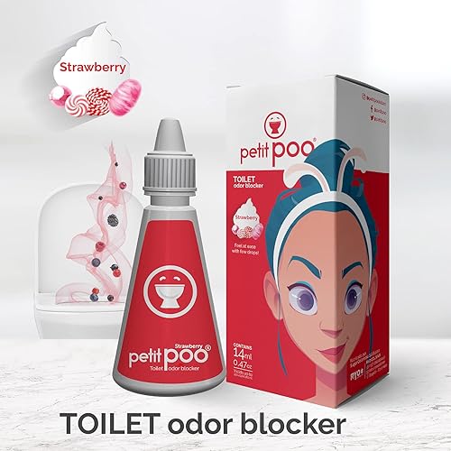 Miniatura 3 de All Natural Toilet Odor Drops, Eliminator Deodorizer, Odor Blocker Liquid, Air Freshener - Travel Dropper personal Bottle, Strawberry