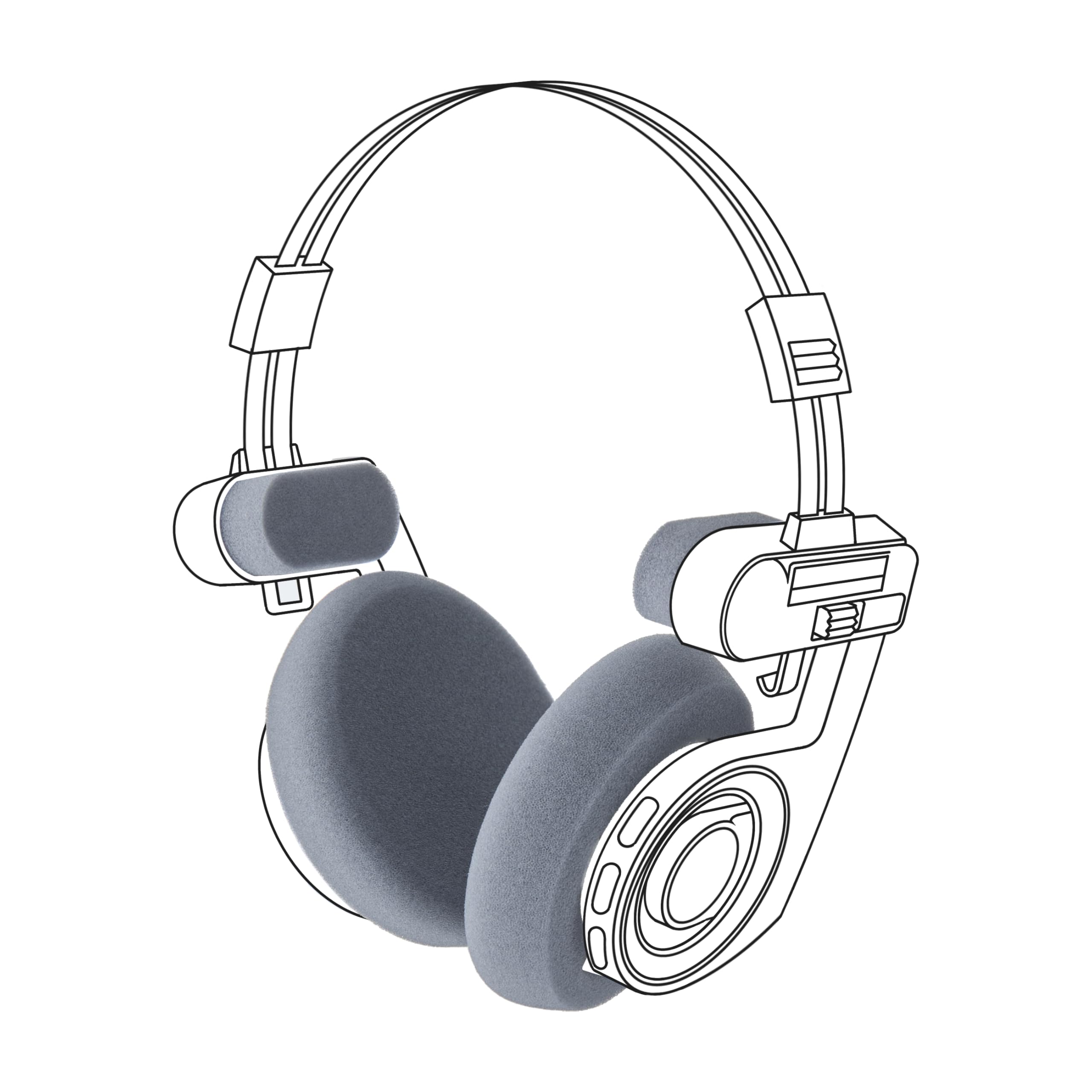 Amazon.com: YAXI Earpads + Headband Cushions for Koss PortaPro