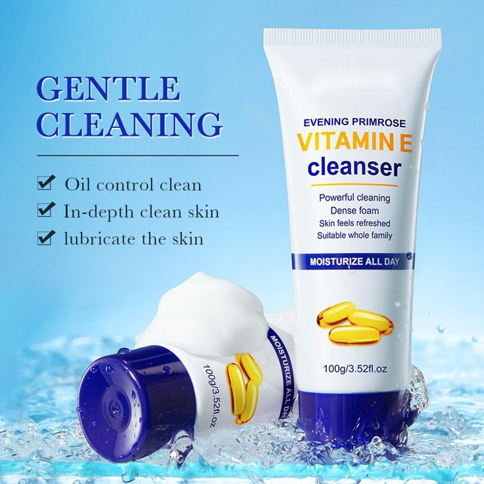 SADOER Evening Primrose Vitamin E Cleanser