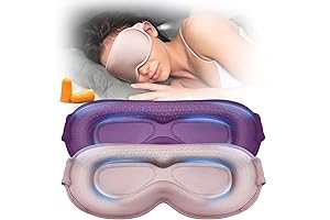 Dreamy Slumber with Bedtime Bliss Contoured Sleep Masks