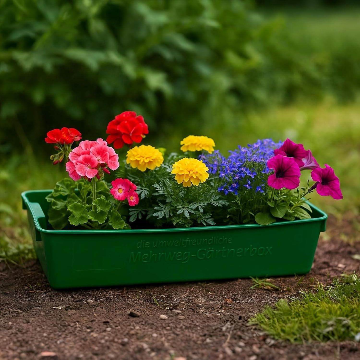 Gärtnerbox 58x32x11 cm Set 10er Pflanzschale Anzuchtwanne Semillas Verde