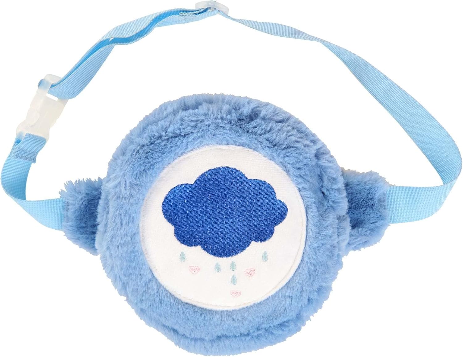 Care Bears Grumpy Bear Fanny Pack for Adults - Minky Fabric with Adjustable Strap, Officially Licensed