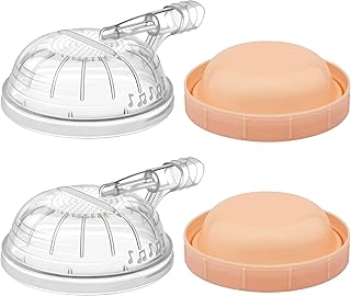 Maymom Pump Parts Compatible with Medela Symphony Breastpump, Not Original Medela Symphony Cap and Membrane Replacement Cap Membrane Backflow Protector
