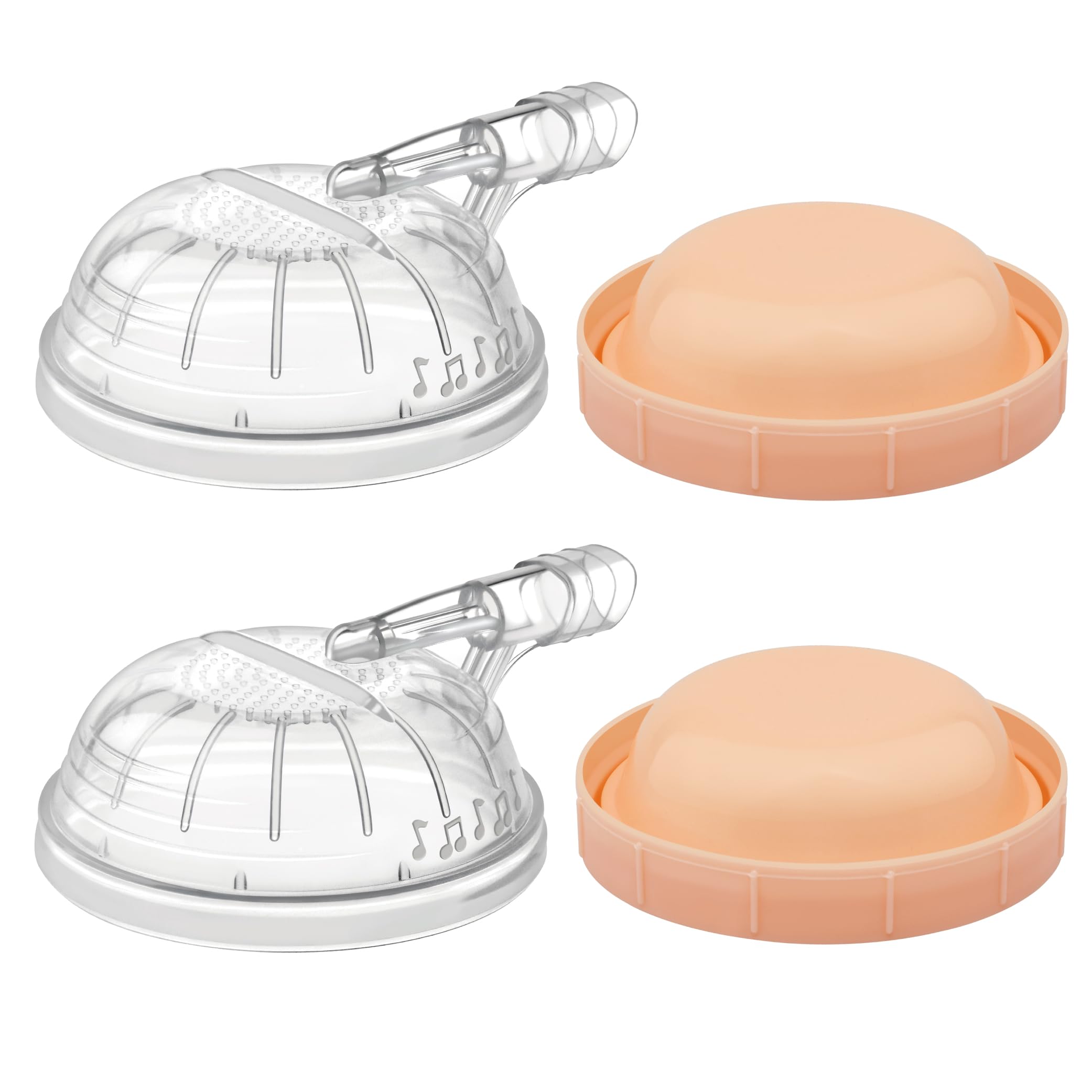 Maymom Pump Parts Compatible with Medela Symphony Breastpump, Not Original Medela Symphony Cap and Membrane Replacement Cap Membrane Backflow Protector