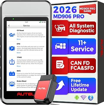 20% off: Autel MaxiDIAG MD906 PRO Scanner, 2026 All System Diagnostic Scan Tool w/Lifetime Free Update, 11 …