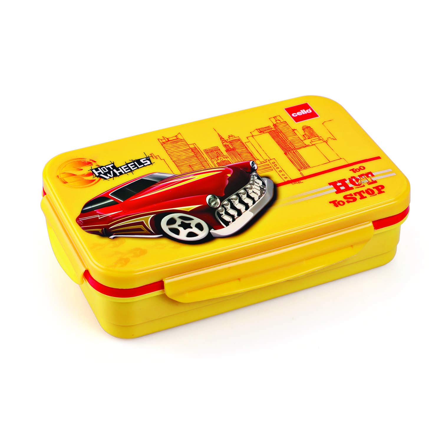 Cello Super Treat Insulated Lunch Box, Yellow Cello Super Treat Insulated Lunch Box, Yellow