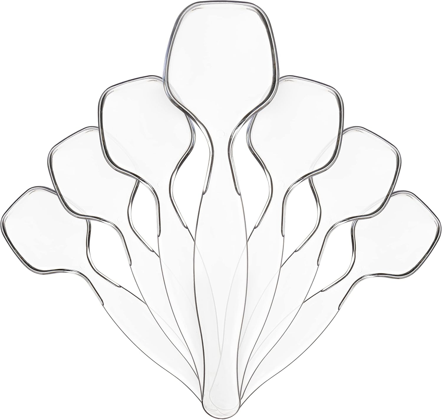 Exquisite Clear Plastic Serving Utensils I 4 Pack Of