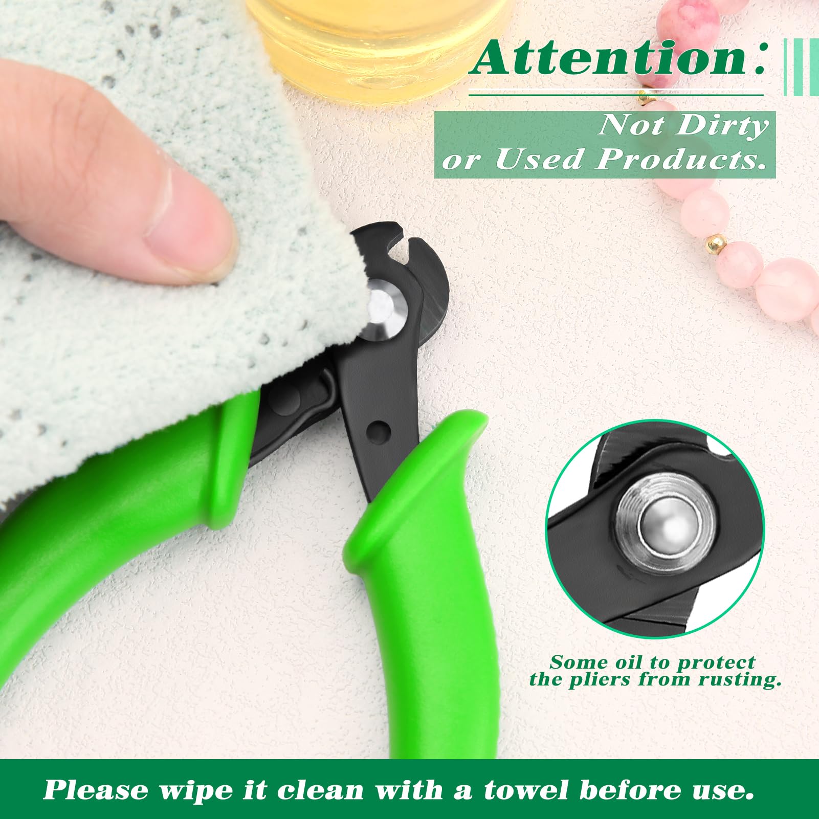 SPEEDWOX Pince coupante de fil à mémoire de forme avec mini pince à ressort, pince coupante de fil à mémoire de forme de 7,6 cm pour la fabrication de bracelets, le perlage, les loisirs créatifs