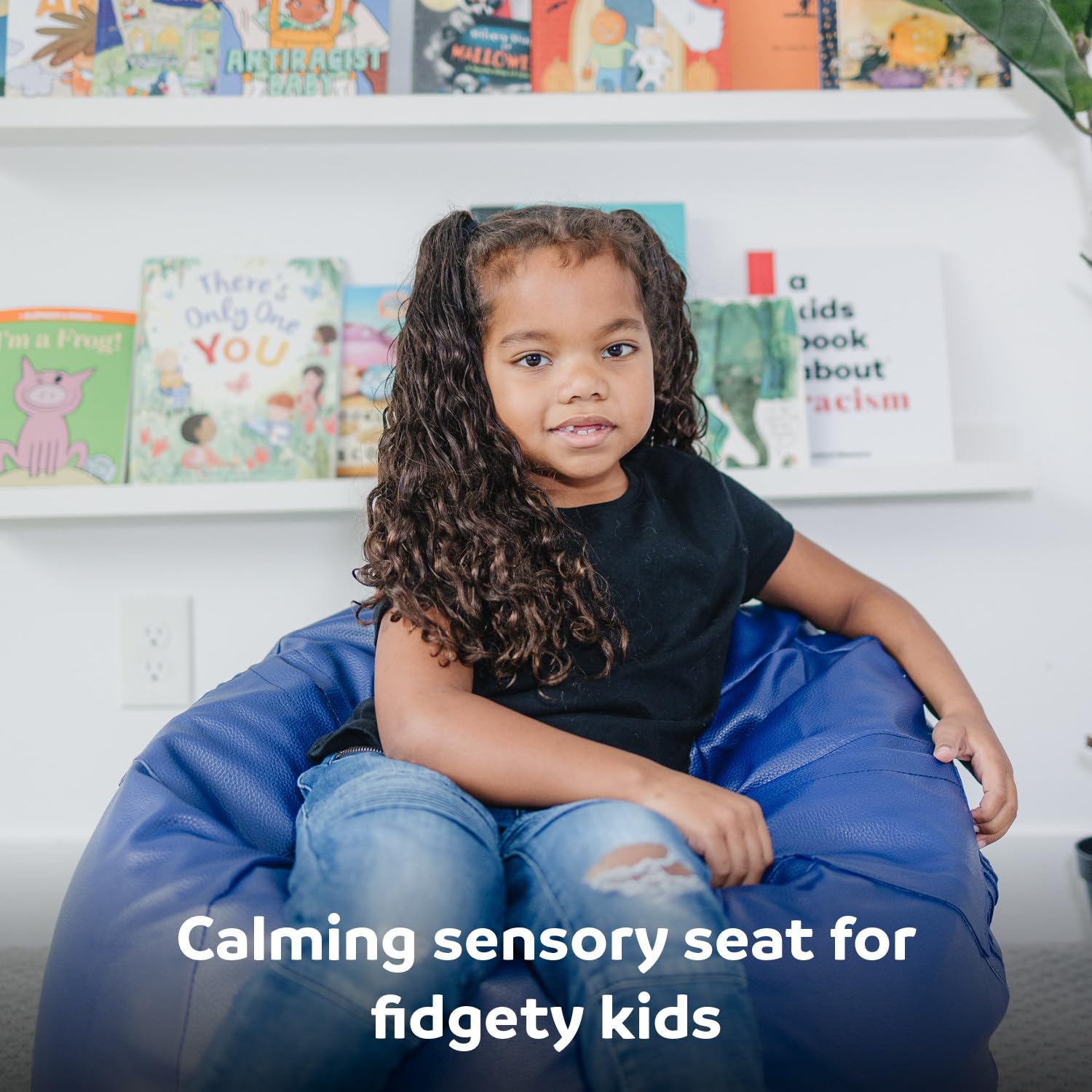 Fun and Function - Tough & Textured Sensory Bean Bag Chair - Sensory Seating Bean Bag with Filler Included - Sensory Room Chair for Kids - Holds Up to 220 lbs - Ages 3+