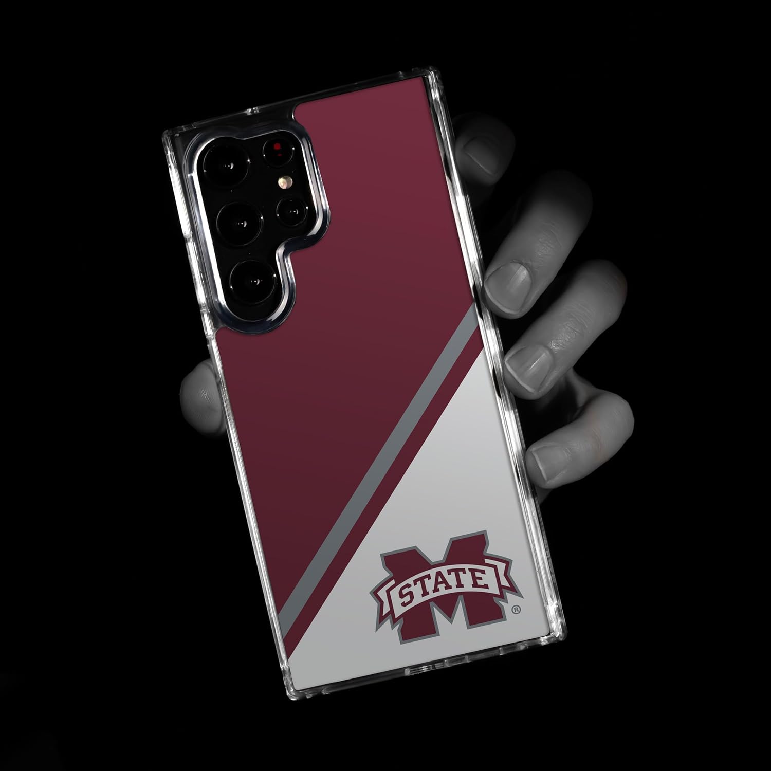 Affinity Bands Mississippi State Bulldogs HD Phone Case Compatible with Samsung Galaxy S23 Ultra (Champion Series)