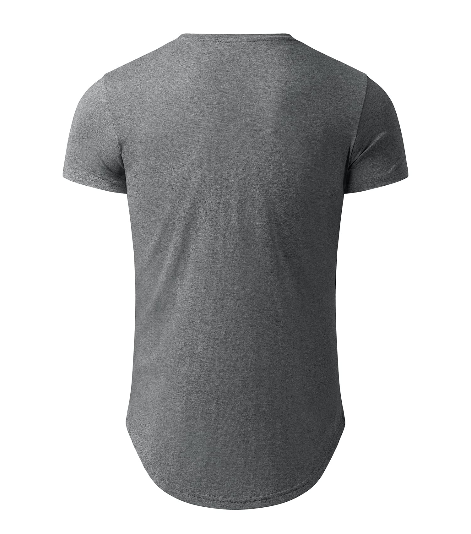 LETAOTAO Camicie lunghe da uomo hip hop camicie longline tie dye camicie hipster palestra t-shirt smerlato tee (normale, grande e alta)
