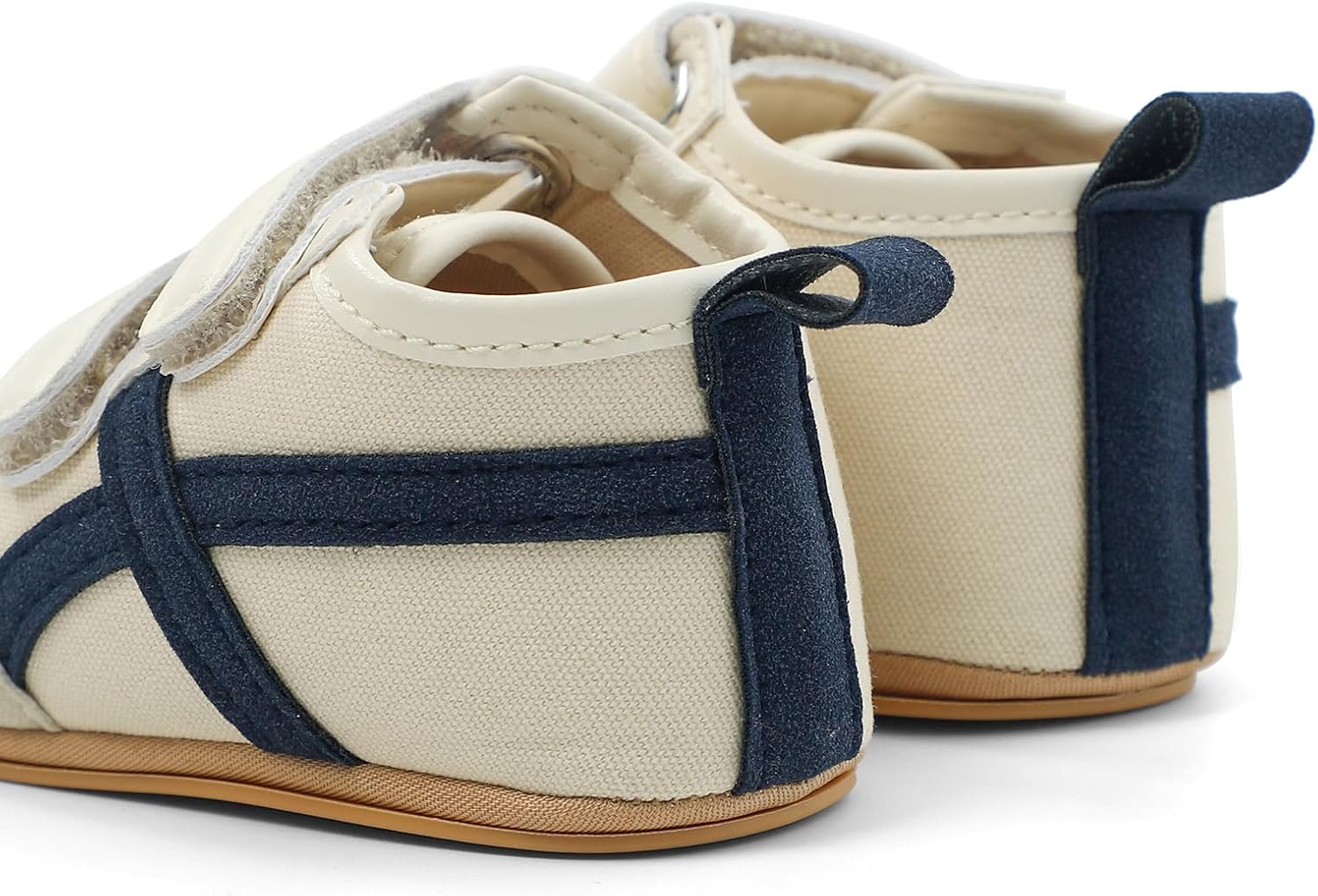 Baby Shoes Girls Boys First Walking Shoes Toddlers Infant Barefoot Sneakers with Anti-Slip Rubber Sole