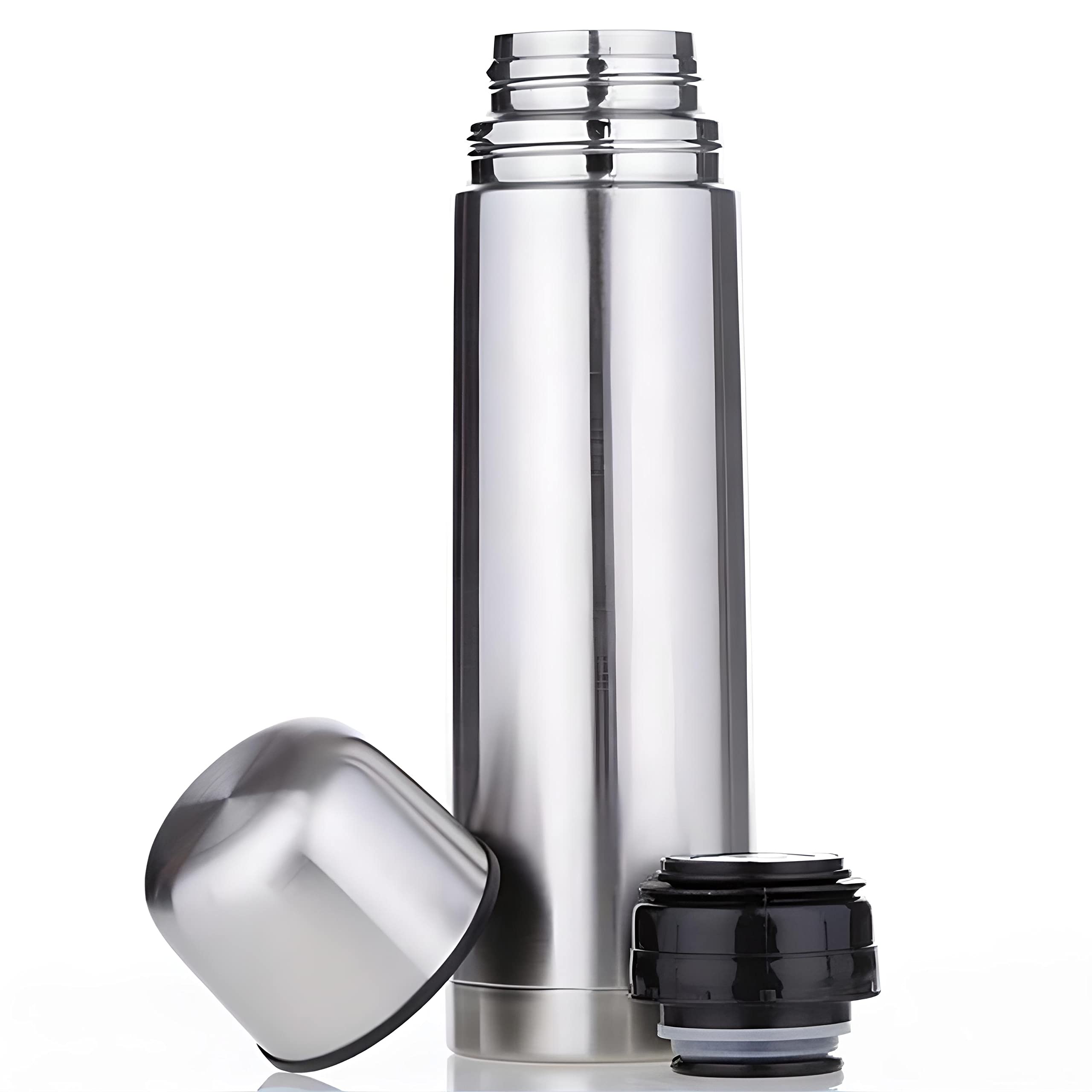Ultimate Thermosfles / Waterfles 950ml – Geïsoleerde RVS Drinkfles met 2 Doppen