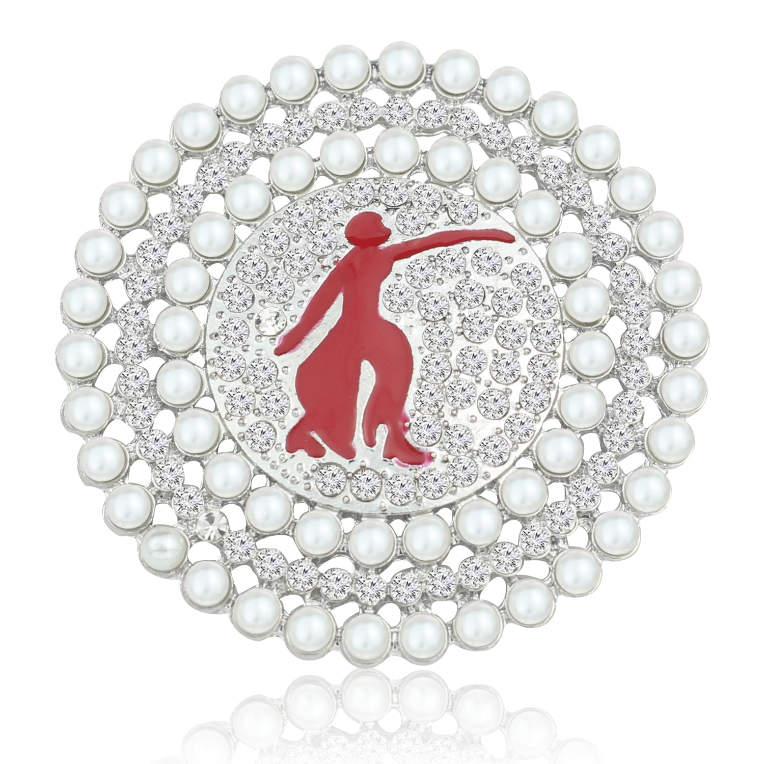 ScwasenSorority Paraphernalia Brooch for Women 1913 Del-ta Brooch Pin DST Pearl Brooch Pin Greek Sorority Gift Graduation Gift