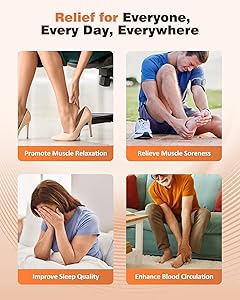 Shiatsu Foot Massager Machine with Heat & Remote, 2025 Upgraded Deep Kneading Feet Massager for Plantar Fasciitis & Neuropathy, 3 Heat Levels, Multi-Mode Massage, Auto-Off Timers, Gifts for Women Men