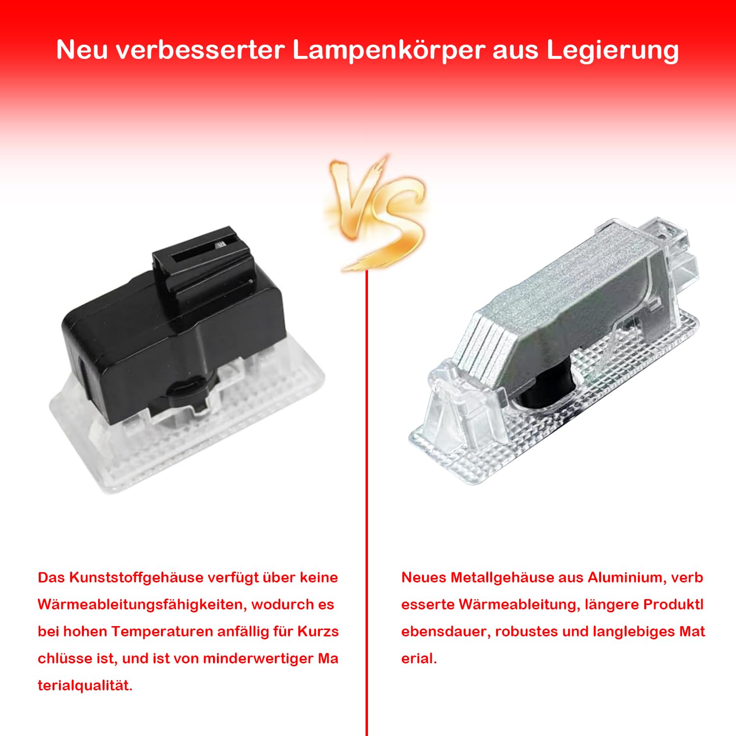 4x Nie Verblassen 4K HD Autotürleuchten, Begrüßungsleuchten, Türprojektionsleuchten, Kompatibel mit 1/2/3/4/5/6/7/X1/X2/X3/X4/X5/X6/X7/Z/GT