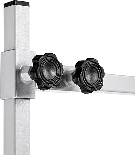 Miniatura 7 de Yaheetech Mesa plegable y portátil de aseo para mascotas para el hogar, marco en forma de H de acero inoxidable, altura ajustable, mesa de belleza