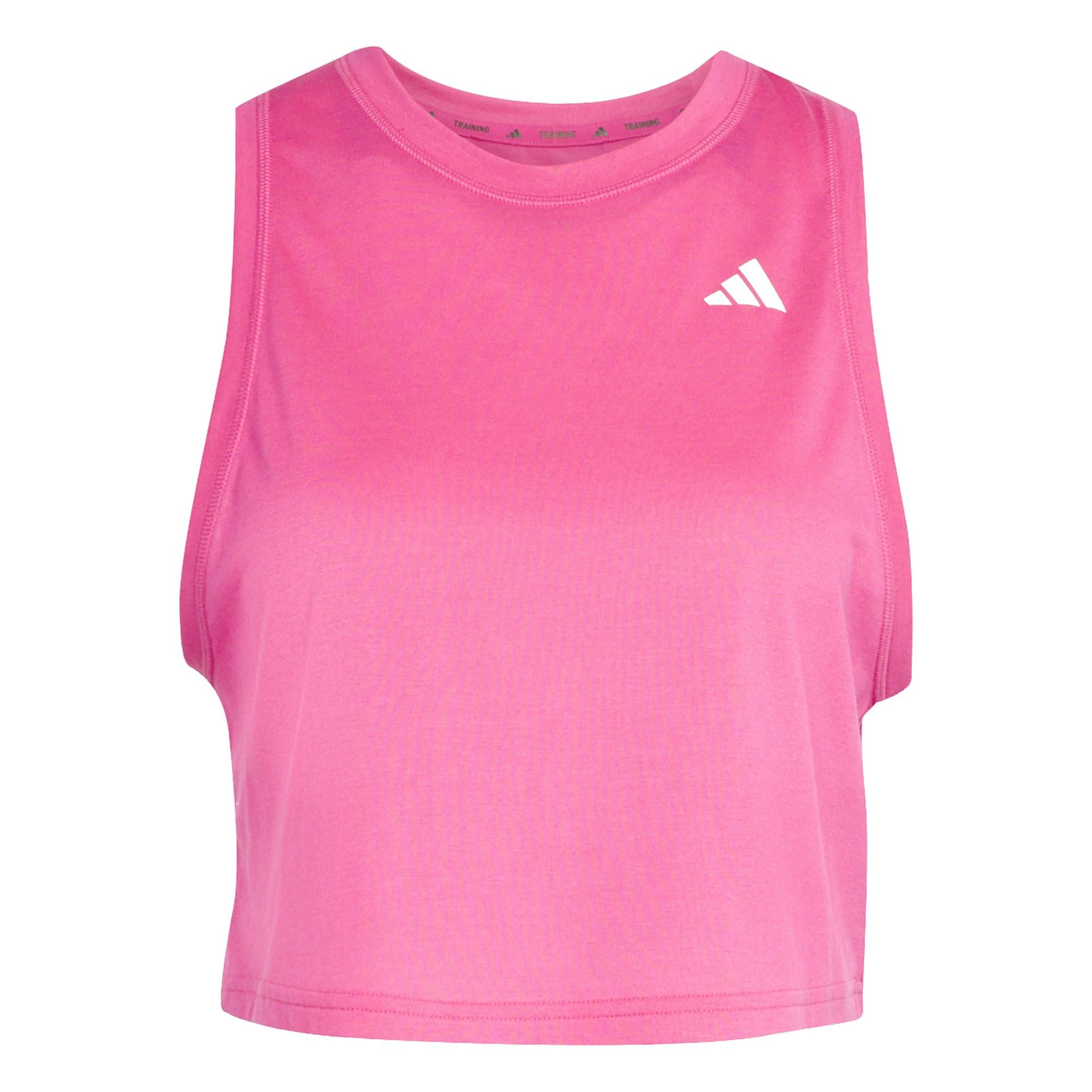 adidas Women's Train Essentials Boxy Workout Tank, Shock Pink, XL