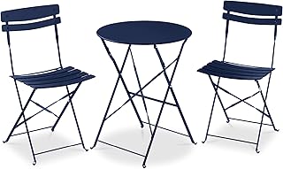 Best Choice Products 3-Piece Bistro Set, Space Saving Folding Design, So...