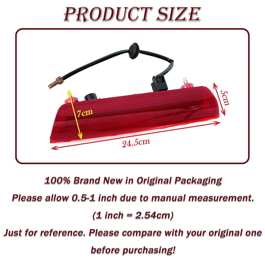 Amazon.com: JESYMBX 3rd Third Brake Light For Nissan Rogue