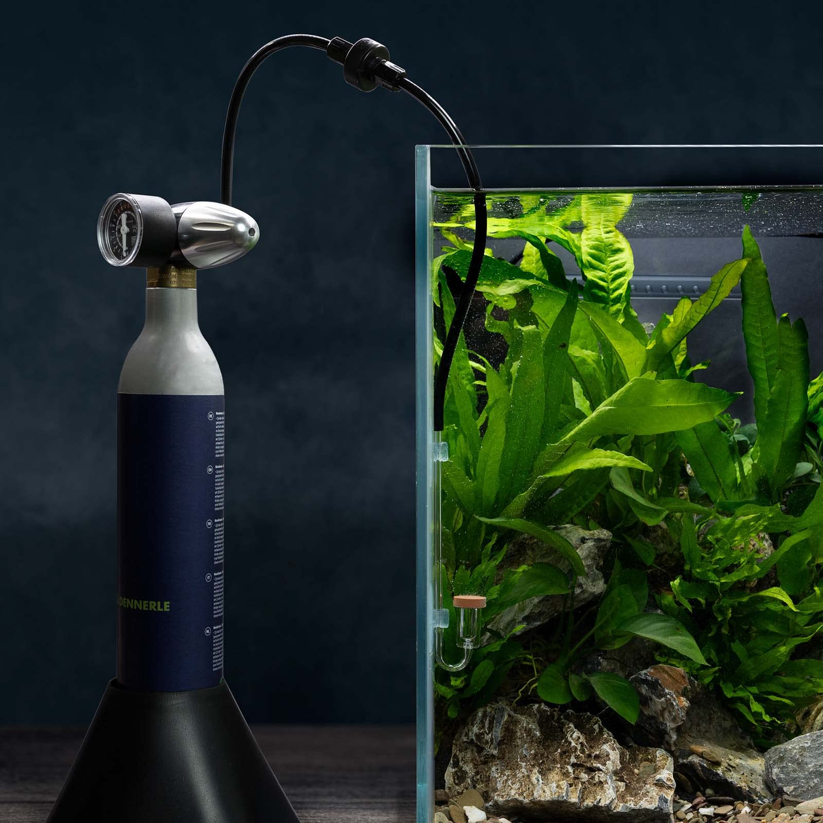 Dennerle Carbo Soda M200 - Fertilizante de CO2 con cilindro de soda