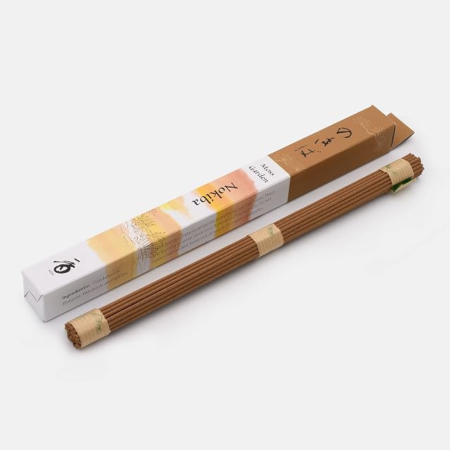 Zen Minded - Shoyeido Nokiba Moss Garden Japanese Incense 100% Natural - 35 Long Sticks in Box
