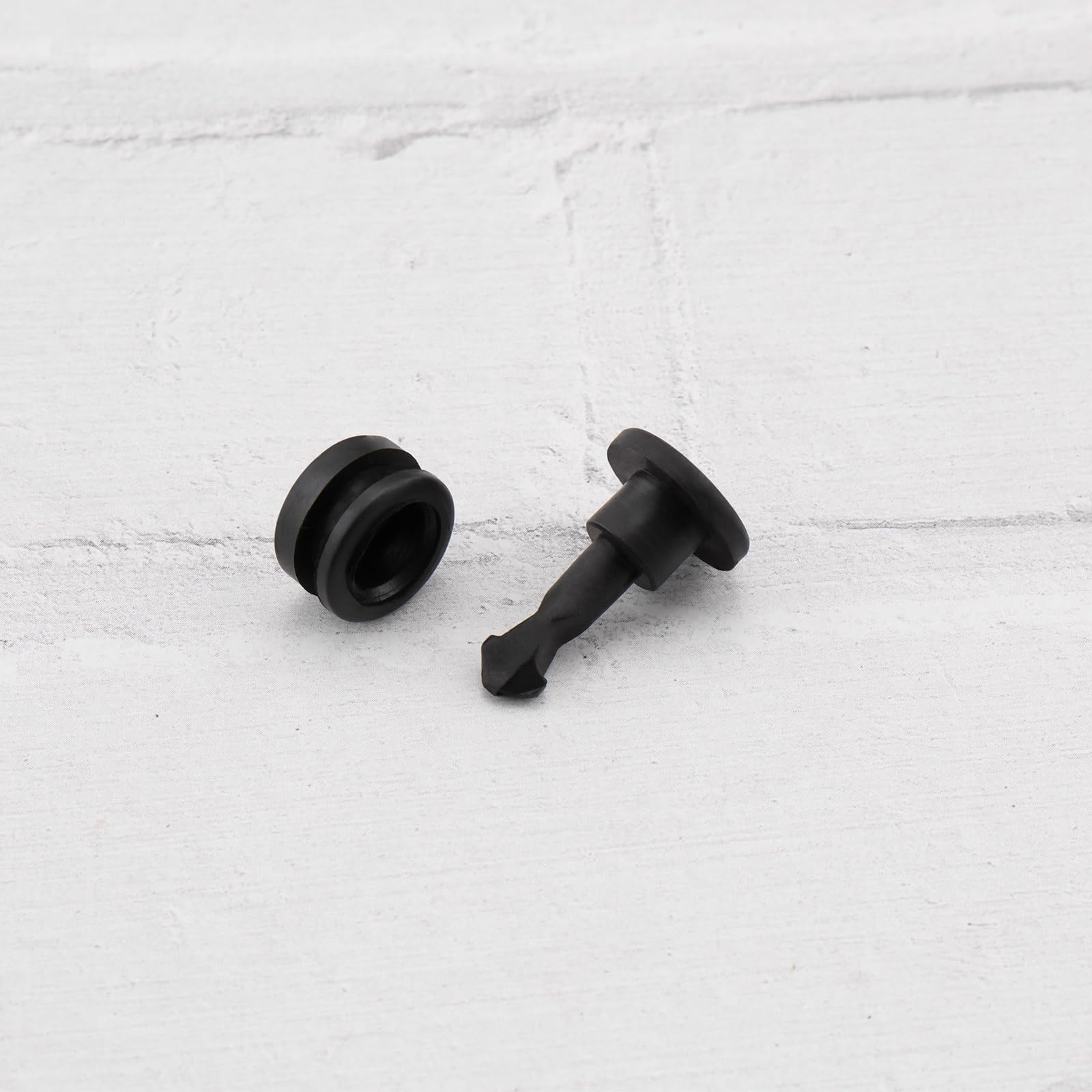 Anwangda Set 5 Viti E Clip In Alluminio Per Coperchio Motore – Compatibili Con Peugeot Citroen 206 207 406 407 806 807, Grigio