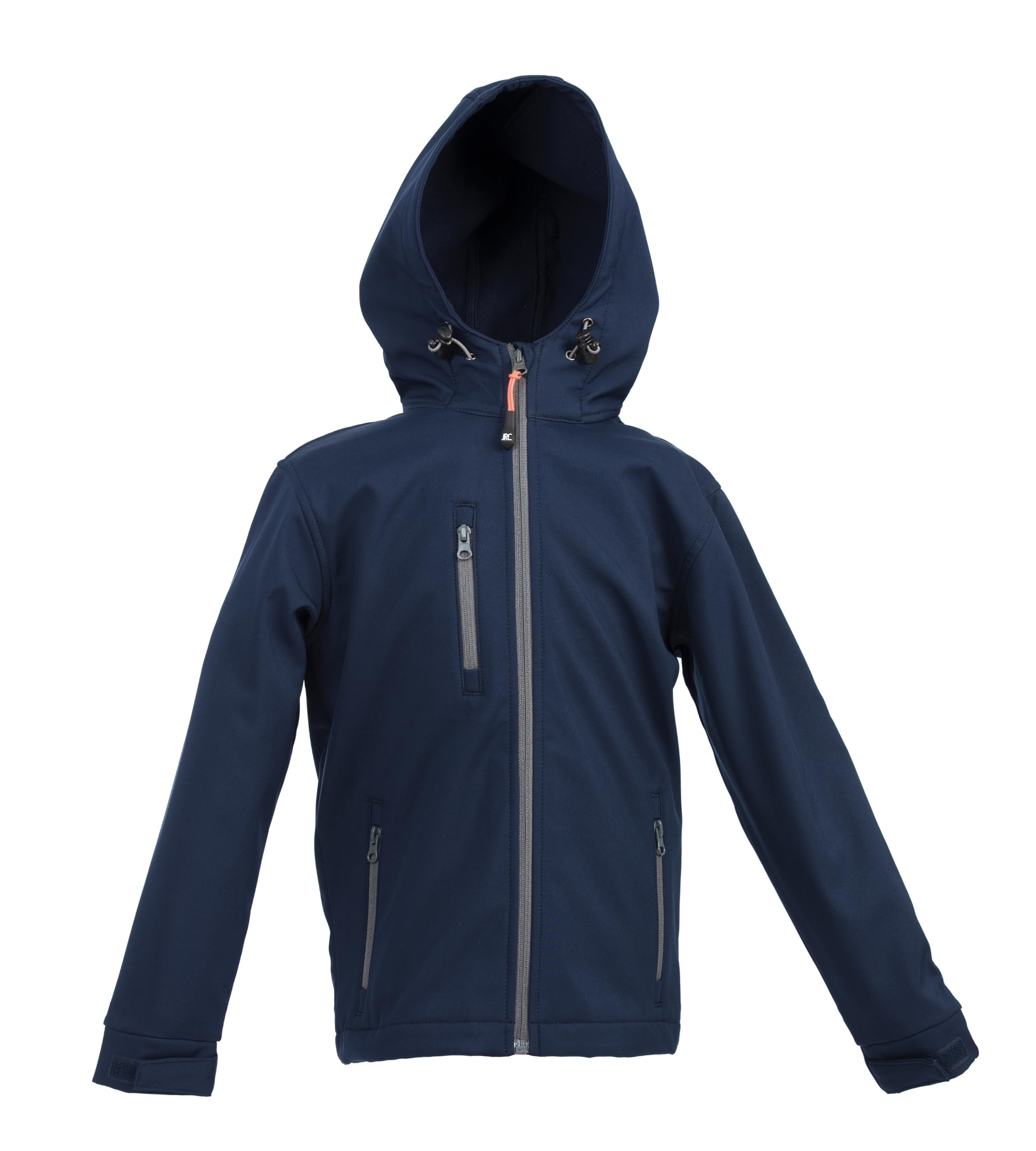 JRC 992214 Innsbruck Boy Giubbino in Softshell Bambino Misto Poliestere Impermeabile Interno in Pile Cappuccio Chiusura con Zip Rosso