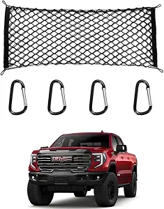 AuyNeas Envelope-Style Truck Bed Cargo Net for Sierra/Silverado