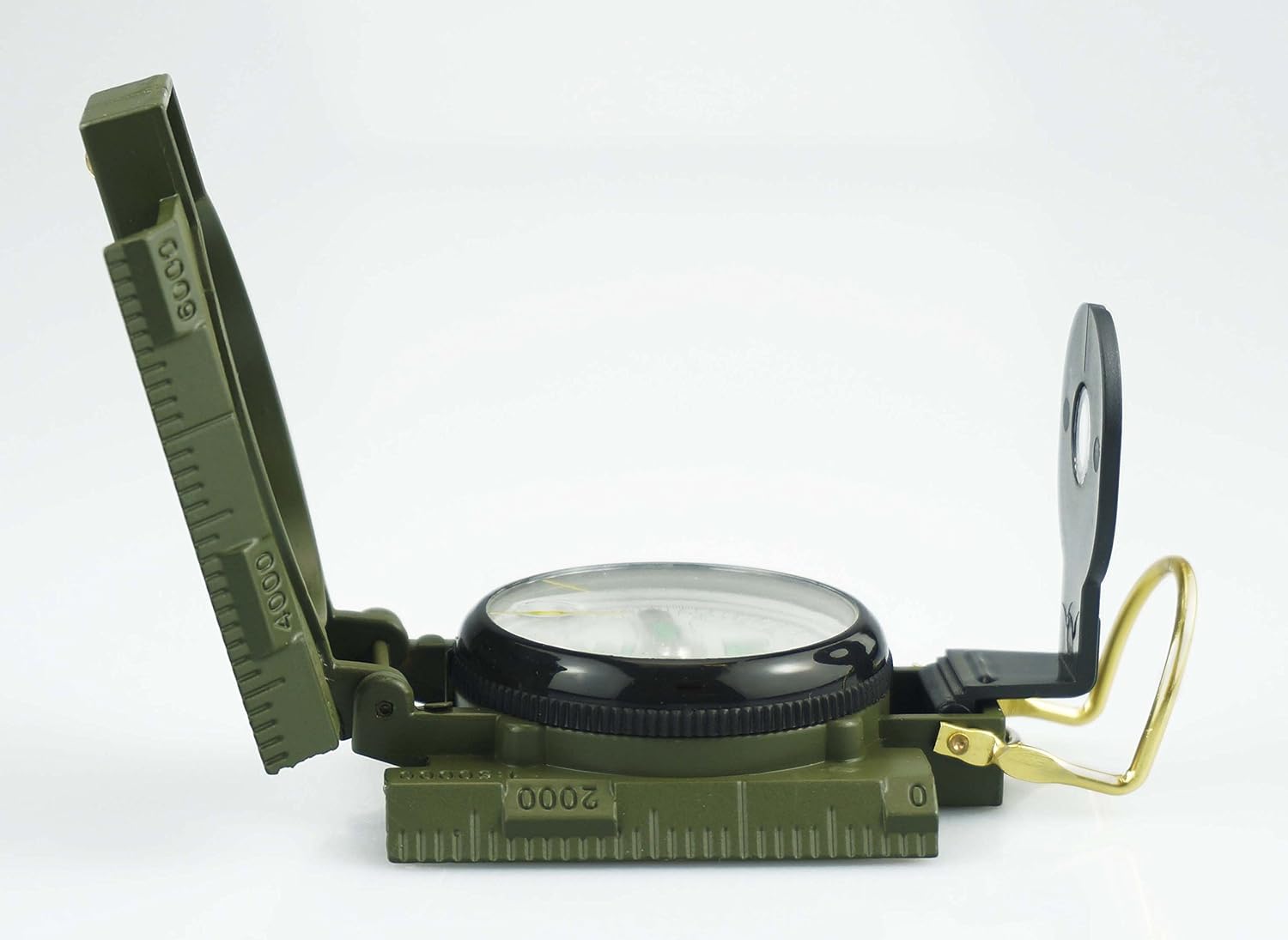 SE Survivor Series Army Green Precision Lensatic Compass - CC45-2A