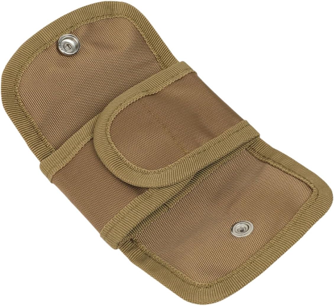 Portable Razor Organizer Case for Men Made of Sturdy Oxford Cloth with Excellent Protection and Scratch-resistant Features, for Travel and Business Trips, Khaki Razor