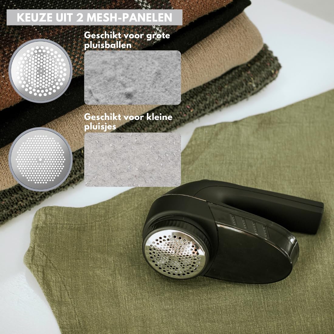 Elektrische Pluizenverwijderaar WiredLux, Ontpiller voor Kleding, 2