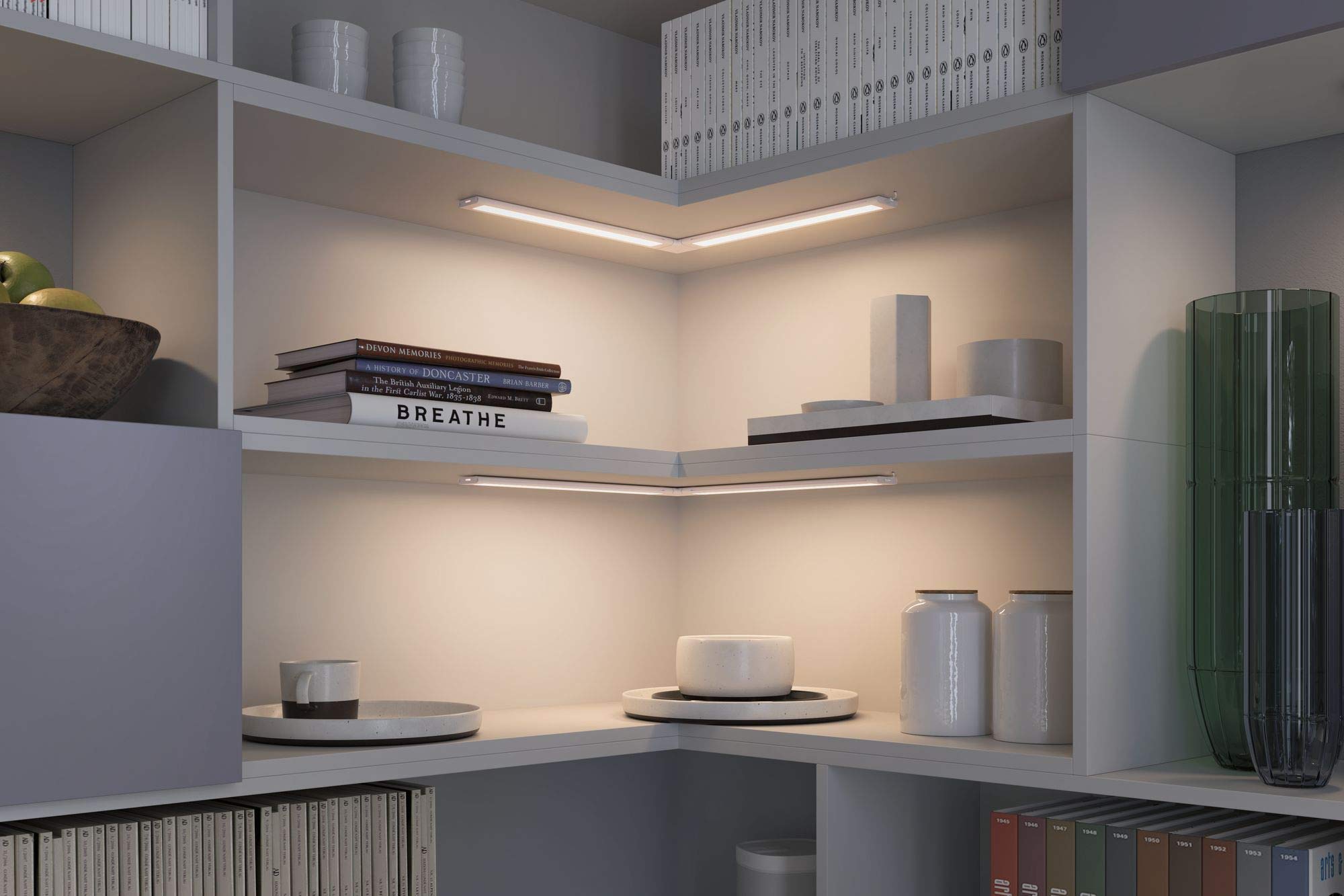 Paulmann 99962 Clever Connect Spot Border LED Furniture luminaire 300mm Tunable White 12V rect. incl. 1x5W dimmable White matt Plastic 2700-6500K - Image 3