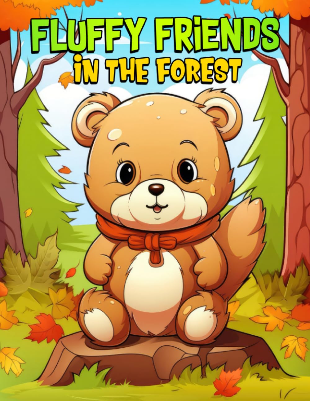 Fluffy Friends in the Forest Coloring Book: Explore the Whimsical World of Fluffy Friends with 30 Exquisite Coloring Pages that Showcase the Adorable and Cuddly Creatures of the Forest