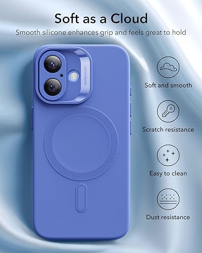 Vista 154 de ESR Funda para iPhone 15 Pro Max, compatible con MagSafe, de grado militar, negro transparente