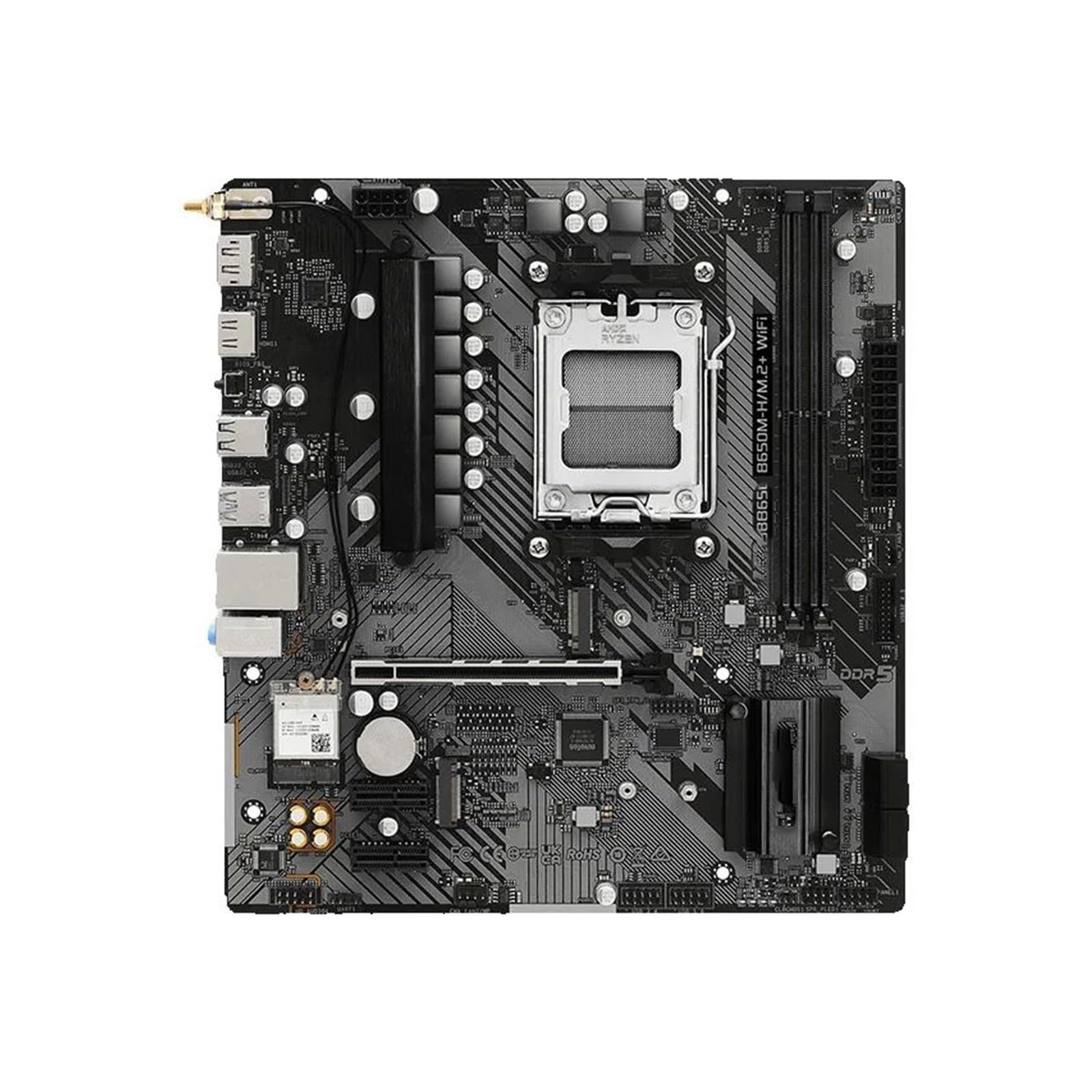 Motherboard Fit For Asrock B650M-H/M.2+ WiFi Micro-ATX B650, processori CPU Ryzen serie 7000/8000/9000 AM5 Scheda madre