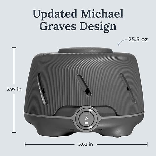 Miniatura 5 de Yogasleep Dohm (carbón) La máquina original de ruido blanco, sonido natural relajante de un ventilador real, cancelación de ruido para privacidad en