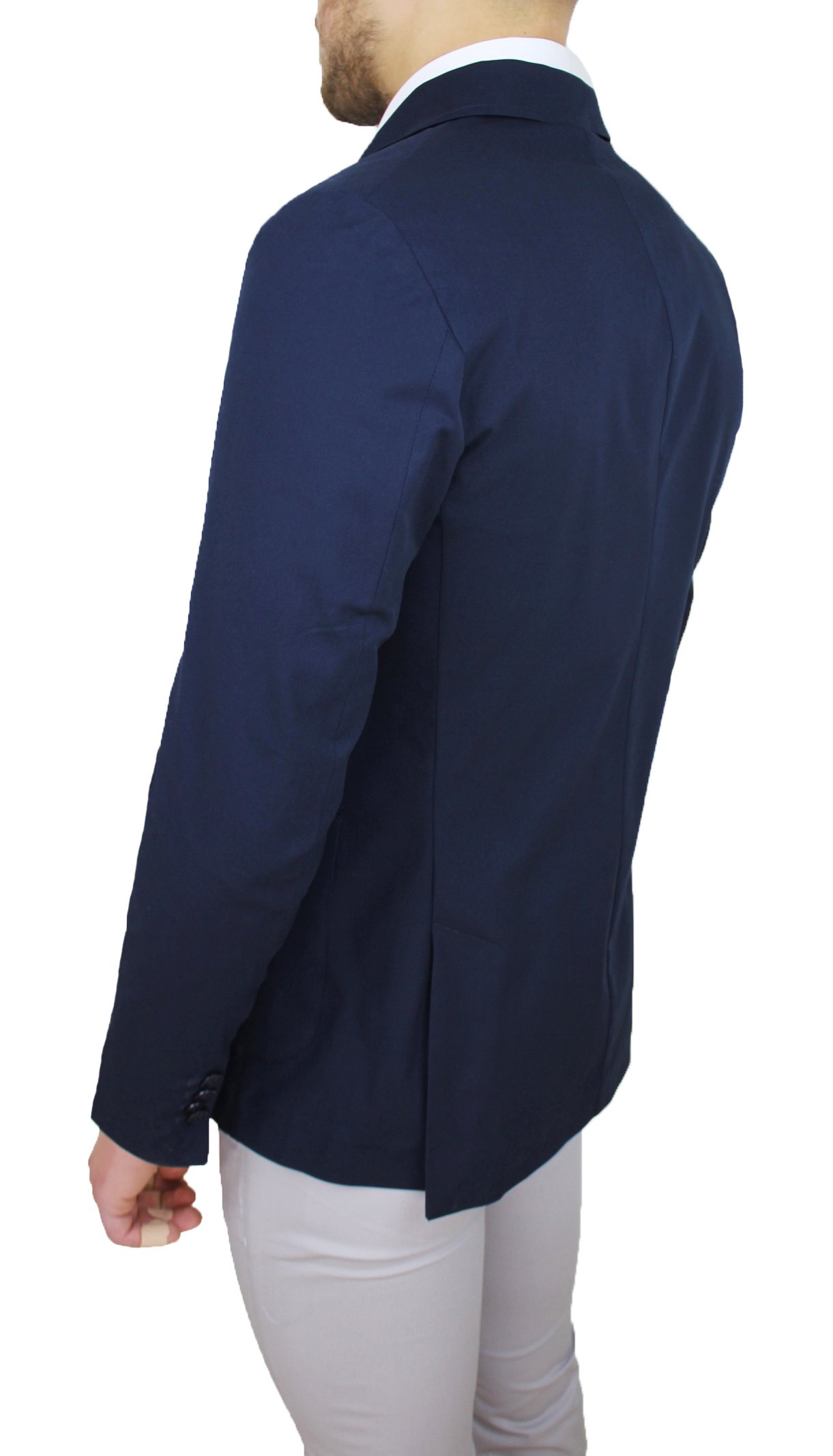 Giacca Blazer Uomo Sartoriale Blu Estiva Doppio Petto