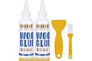Professional Wood Glue for Furniture Repair - Strong Bond, Waterproof, Dries Clear
