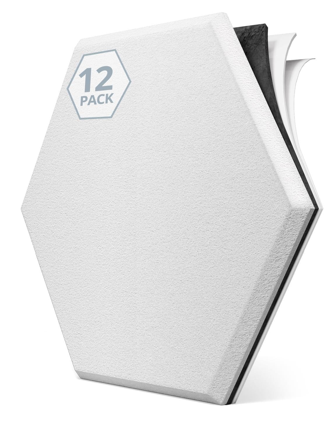 Kuchoow Schallschutzplatten Hexagon Selbstklebend Schalldämmung