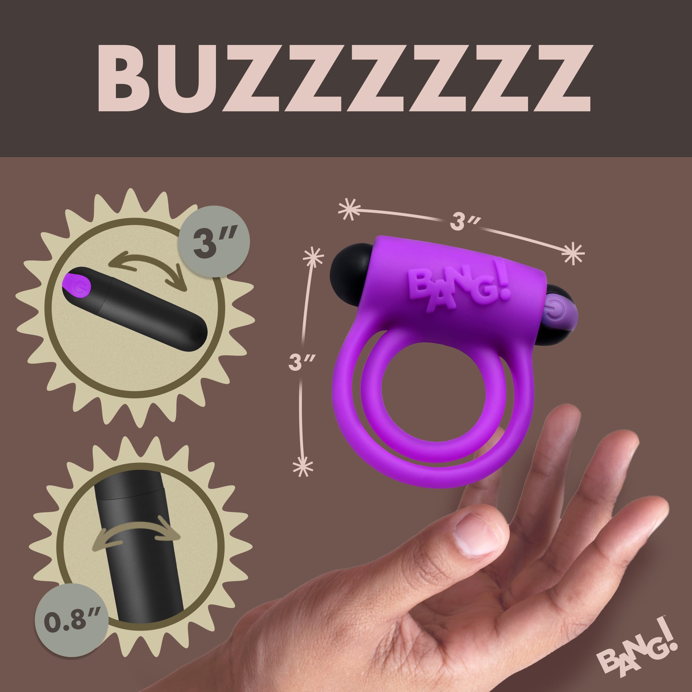 Amazon.com: BANG! Remote Control 28X Vibrating Cock Ring & Bullet Purple Silicone Cockring with 28 Patterns, Waterproof Adult Toy : Health & Household Amazon.com: BANG! Remote Control 28X Vibrating Cock Ring & Bullet Purple Silicone Cockring with 28 Patterns, Waterproof Adult Toy : Health & Household